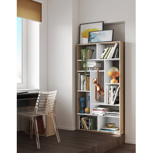 TEMA HOME Seoul 162.8cm H x 90.8cm W Geometric Bookcase