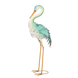 REGAL ART & GIFT Lagoon Heron Decor 36" - Down