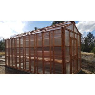 NW GREEN PANELS Lifestyle Package 8'7'' W x 16'7'' D Greenhouse Kit