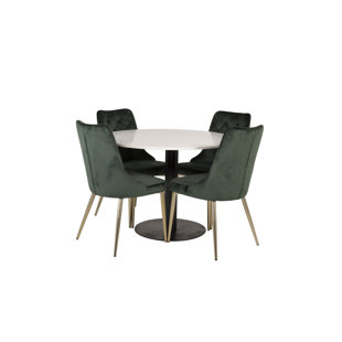 CANORA GREY Essgruppe Withernsea mit 4 Stühlen