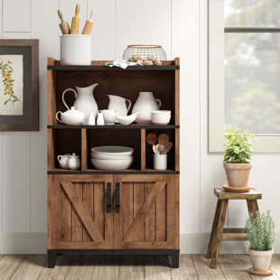 UNION RUSTIC Peterkin 31.49" Wide Dining Hutch