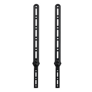 Mount-It Adjustable Sound Bar TV Mount Bracket For Mounting Above & Under TV | Fits 23 to 65 in.
