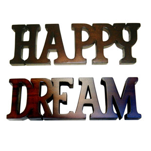D-Art Collection, Inc. Happy and Dream Wall Décor