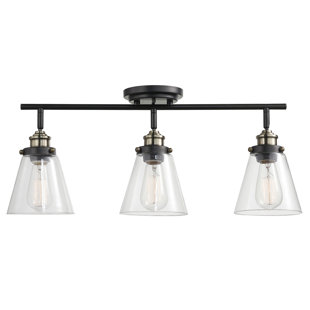 GLOBE ELECTRIC COMPANY Jackson 24.5'' 3 -Light Fixed Track Track Kit with Dimmable and Adjustable Head
