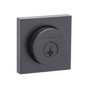 KWIKSET Halifax Single Cylinder Deadbolt with Rosette and SmartKey