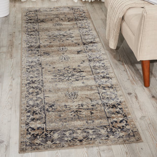 KATHY IRELAND Teppich Malta in Elfenbein/Blau