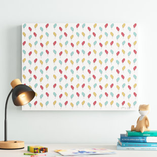 MACK & MILO™ 'Feather Pattern' Canvas Art
