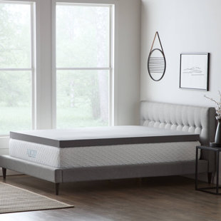 LUCID COMFORT COLLECTION Lucid Comfort 4'' Memory Foam Mattress Topper