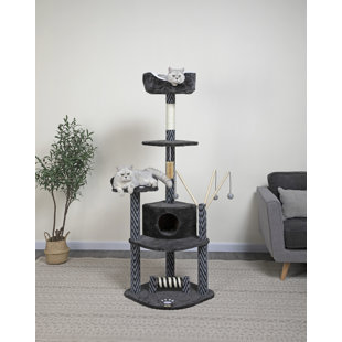 GO PET CLUB 62" Cat Tree