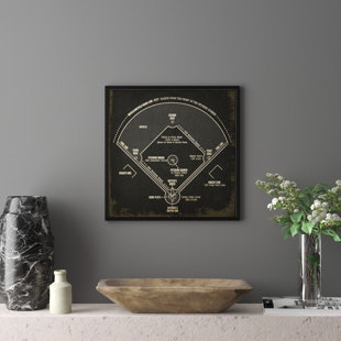 GREYLEIGH™ " Baseball Field Diagram "