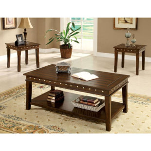 CANORA GREY Mckay 3 Piece Coffee Table Set