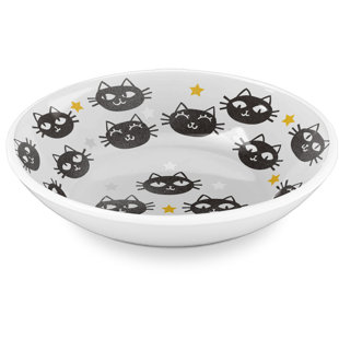 TARHONG Matt The Cat 1 Cups Anti-Skid Pet Bowl (Set of 2)