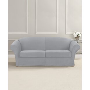 SURE FIT Box Cushion Sofa Slipcover