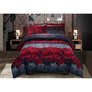 HOMECHOICE INTERNATIONAL GROUP Rose Love Romantic Comforter Set