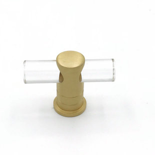 FORGE HARDWARE STUDIO Luz 2" Lucite T-knob