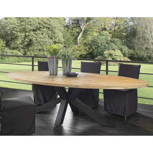 PADMAS PLANTATION Jaelyn Oval Outdoor Dining Table
