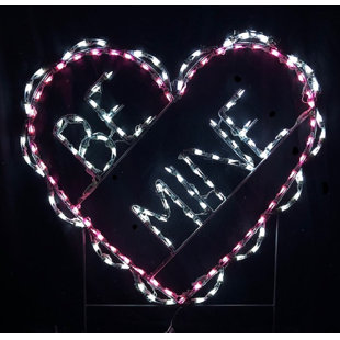 LORI'S LIGHTED D'LITES Valetine's Day Be Mine Heart Holiday Lighted Display