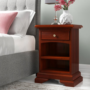 ROSALIND WHEELER Lloyd Solid Wood Bedside Table
