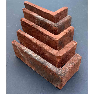 FACEABLES Modular Brick Corners 2" x 12" Ceramic Subway Tile