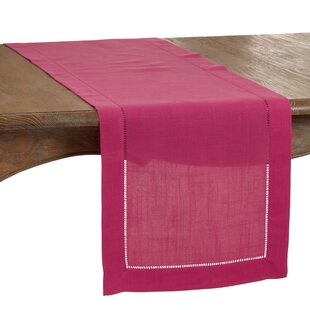 WINSTON PORTER Cargile Solid Color Table Runner