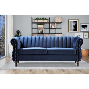 ROSDORF PARK Capri 76.4'' Velvet Sofa