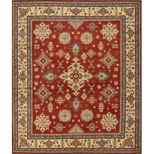 WORLD MENAGERIE Hetherington One-of-a-Kind 8'2" X 9'7" Wool Area Rug in Red/Beige