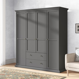FERNLEAF Helena Woodburn 4 Doors Wardrobe