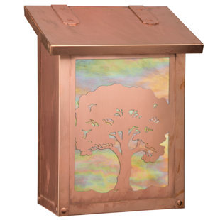 AMERICA'S FINEST LIGHTING COMPANY Oak Tree Verical Wall Mounted Mailbox