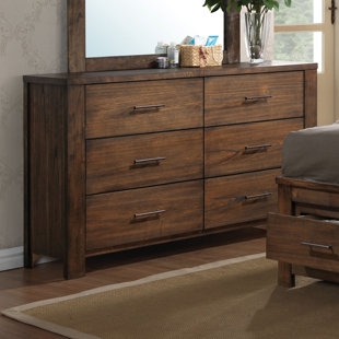 MILLWOOD PINES Lars 6 Drawer Double Dresser