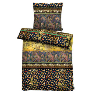 APELT Mako-Satin Bettwäsche Moonlight 100% Baumwolle (Set besteht aus 2)