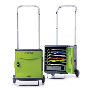 COPERNICUS Tech Tub2® 26.25'' H x 14.75'' W Laptop/Tablet Storage Cart with Wheels