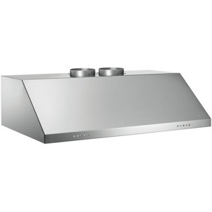 Bertazzoni 36 Inches 600 Cubic Feet Per Minute Convertible Under Cabinet Range Hood with Baffle Filter and Light Included