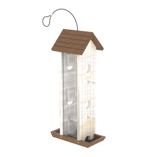 CLASSIC BRANDS LLC Wood Hanging Tube Bird Feeder