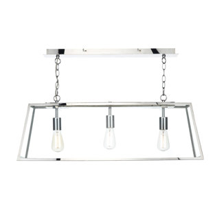DAR LIGHTING Academy 3 Light Kitchen Island Pendant