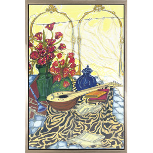 CHC ART, INC. " Poppies In The Mirror " Painting Print