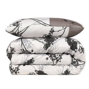 SPIRITHOME Cotton Blend Floral Duvet Cover Set