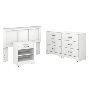 KATHY IRELAND HOME BY BUSH FURNITURE River Brook 3 Piece Dresser Set
