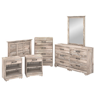 KATHY IRELAND HOME BY BUSH FURNITURE River Brook 4 Piece Dresser Set