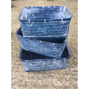 Breakwater Bay Bamboo Basket (Set of 3)
