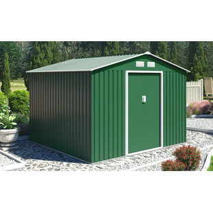 ROYALCRAFT Oxford 9 ft. W x 8 ft. D Metal Garden Shed
