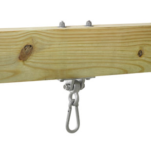 SWINGAN Heavy-Duty Metal Swing Hanger & Snap Hook | Carabiner for Timber Climbing Frame & Wooden Beam