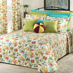 ADAMSTOWN AT HOME Cotton Floral Bedspread