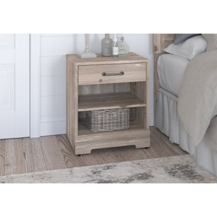 KATHY IRELAND HOME BY BUSH FURNITURE River Brook Bedroom 1 Drawer Nightstand