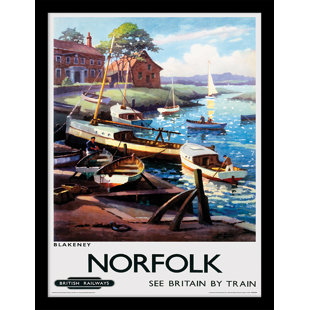 ROSALIND WHEELER Norfolk Blakeney by George Ayling - Unframed Memorabilia