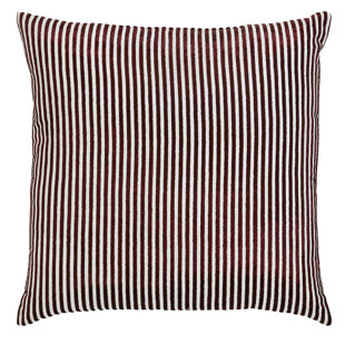 ORCHID LUX HOME Striped Polyester Throw Pillow