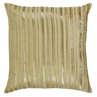 ORCHID LUX HOME Striped Throw Pillow
