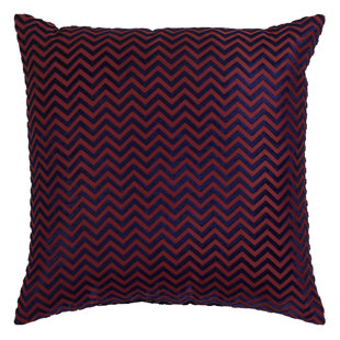 ORCHID LUX HOME Chevron Throw Pillow