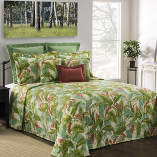 ADAMSTOWN AT HOME Cotton Floral Bedspread