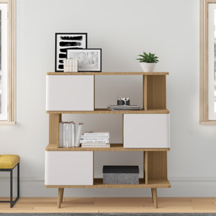 ISABELLINE Calgary 129.9cm H x 120cm W Standard Bookcase