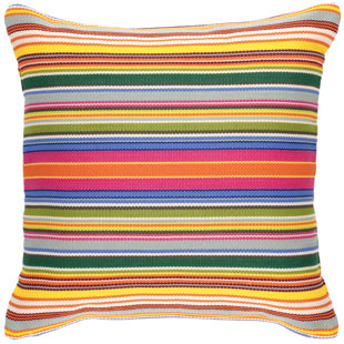 PINE CONE HILL Tropical Stripe Striped Polyester Indoor/Outdoor Throw Pillow